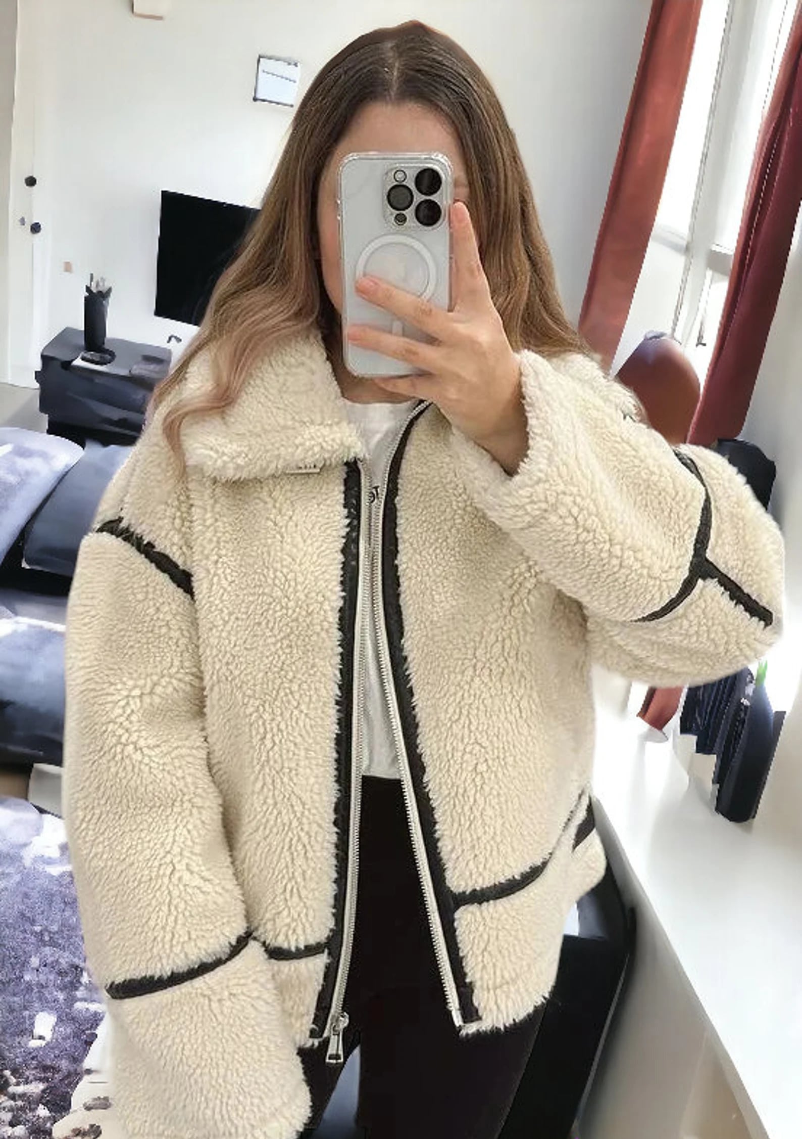 Shop Premium Women's wool jacket White By TJS