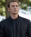 Chris Evans Captain America Endgame Leather Jacket