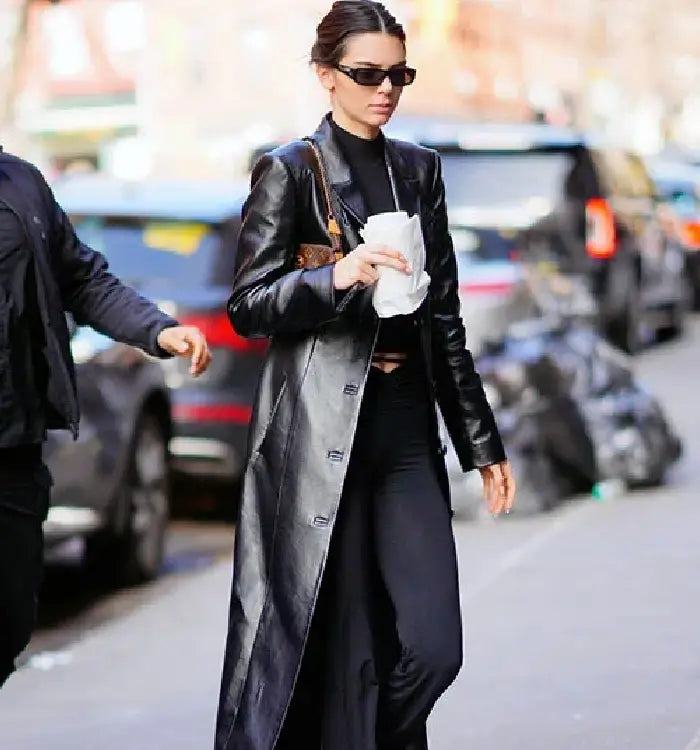 Shop Kate Hudson Black Biker Leather Jacket