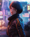 Shop Syn Leather Jacket Cyberpunk 2077