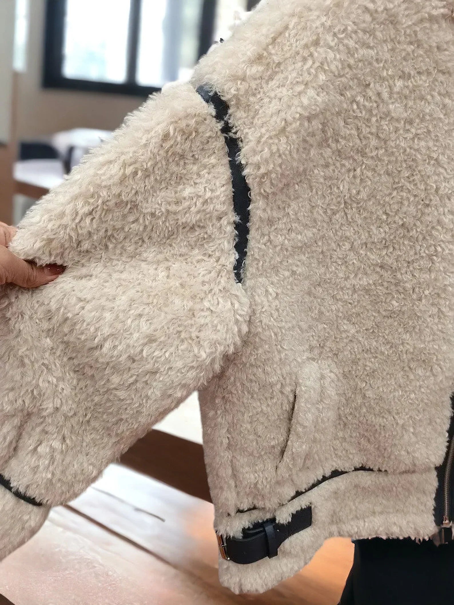 Shop Premium Women's wool jacket White By TJS