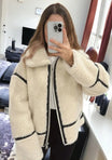 Shop Premium Women's wool jacket White By TJS