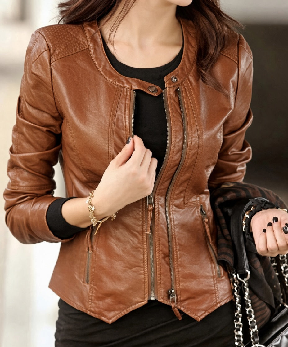 Classic Biker Style with a Modern Feminine Fit