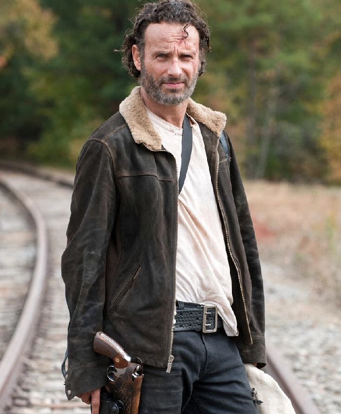 Shop The Walking Dead Rick Grimes Suede Jacket