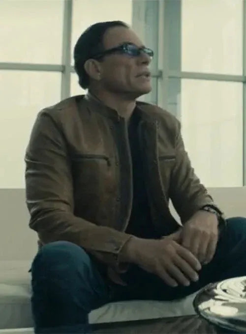 Jean-Claude Van Johnson Inspired Leather Jacket for Men