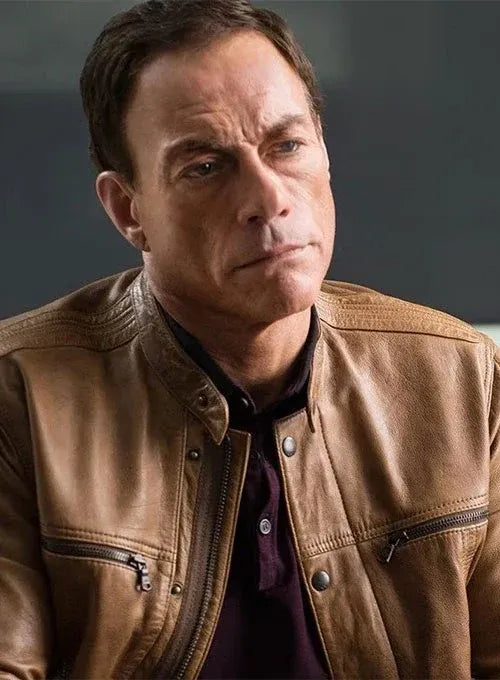 Jean-Claude Van Johnson Inspired Leather Jacket for Men